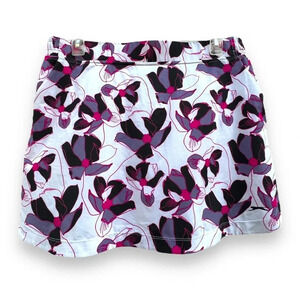 Slazenger Women’s Size Large‎ Night Print Golf Skort Pockets